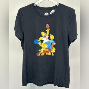 The Simpsons Family Donut Reach T-Shirt